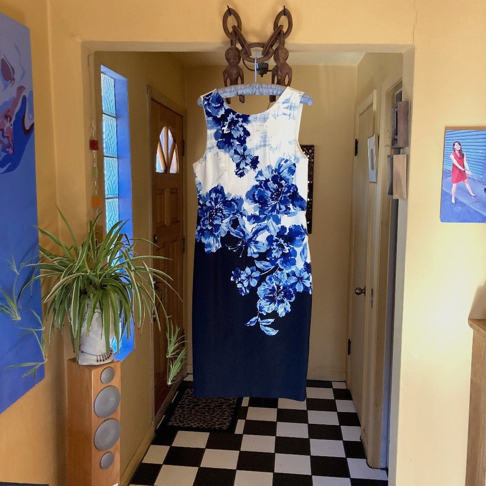 dress ANTHROPOLOGIE  MAEVE BLUE SIZE 10